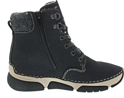 Imagen del producto de Botas de invierno para mujer Rieker, color azul, para uso casual