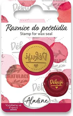 Obrázek produktu pro Pečetidlo Aladine děkuji