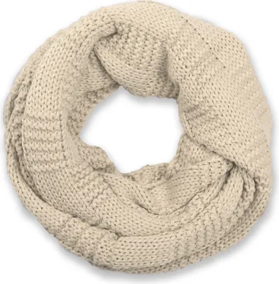 Produktbild von styleBREAKER Uni Strick Loop Schal mit Patentmuster, Uni Feinstrick Schlauchschal, Winter Strickschal 01018152