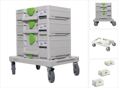 Produktbild von Festool Rollbrett SYS-RB + Systainer SYS3 M 112 + M 137 + M 187