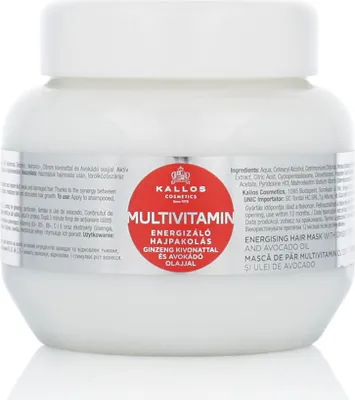 Produktbild von Kallos Multivitamin Energising Hair Mask 275 ml