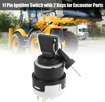 Image de Interrupteur D'Allumage Avec 2 Clés Pour Pièces De Pelles Jcb Et Nh pour Case
