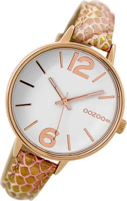 Immagine prodotto di Oozoo orologio da polso in pelle oro rosa C9481 Orologi da donna analogici al quarzo UOC9481