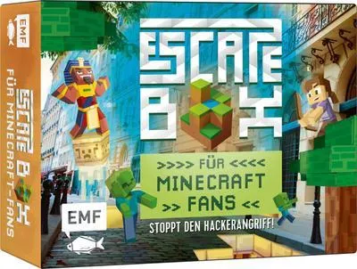 Produktbild von Die Escape-Box für Minecraft-Fans: Stoppt den Hackerangriff!