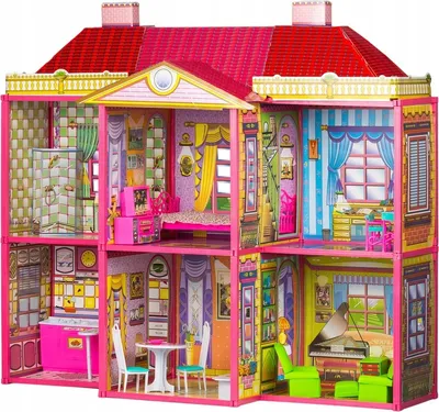 Produktbild von OEM - Puppenhaus Villa + Möbel