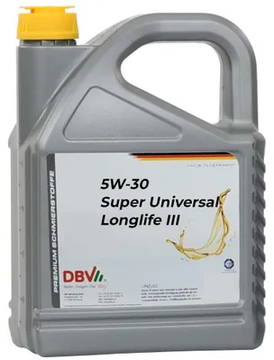 Produktbild von DBV 5W/30 Super-Universal Longlife III 2 x 5-Liter-Kanne