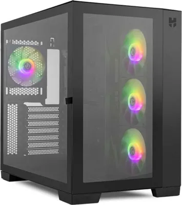 Zdjęcie produktu dla Obudowa ATX Semi-Tower Nox NXHUMMERASTRABK Wentylator x 4 Czarny