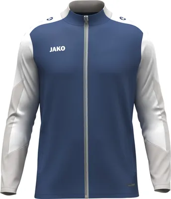 Produktbild von Jako Dynamic Polyesterjacke Kinder dunkelblau weiß hellgrau Gr 152