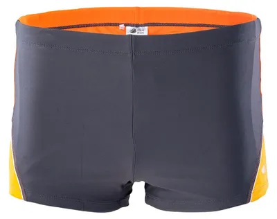 Immagine prodotto di Aquawave - Pantaloncini da bagno da uomo "Helder", taglia L, colore: nero opaco/arancione "Papageientaucher"