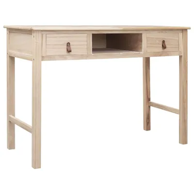Obrázok produktu pre Písací stôl prírodnej farby 110x45x76 cm drevený
