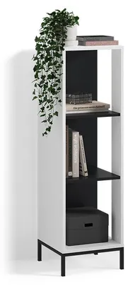 Produktbild von Bücherregal Livinity Aterno Weiß mit 3 Fächern, Model 58867