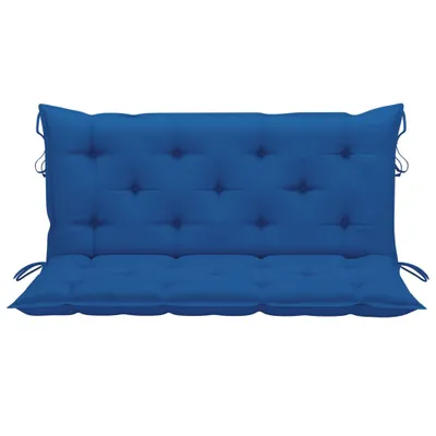 Image de Coussins de banc de jardin 2 pcs. Bleu 120x50x7 cm Tissu Oxford
