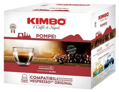Zdjęcie produktu dla KIMBO Pompei kapsułki do Nespresso - 100 kapsułek