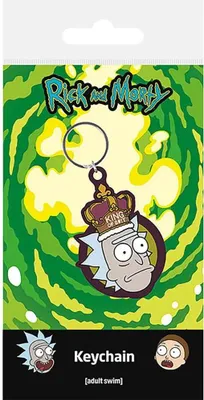 Immagine prodotto di Portachiavi Rick ( Kö nig von S#!+ ) 6 cm