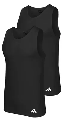Immagine prodotto di Intimo uomo adidas, canotta ergonomica (confezione da 2) - Cotone Active Flex, design ergonomico