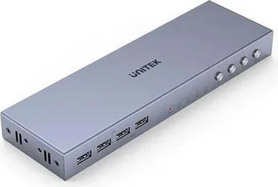 Zdjęcie produktu dla Unitek V306A Przełącznik KVM 4K HDMI 2.0 4-in 1-out +USB