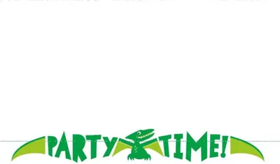 Produktbild von Girlande Happy Birthday Kleine Dinosaurier