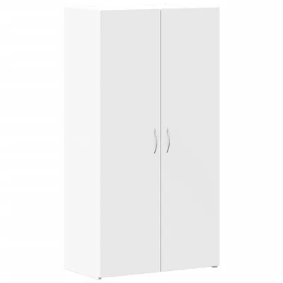Image de Armoire de classement blanc 60x32x115 cm bois d'ingénierie