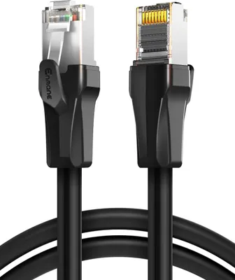 Produktbild von Cat7 Ethernet-Kabel High Speed (SFTP) Cat7 LAN-Netzwerkkabel 10 Gbit/s 600 MHz LSZH mit vergoldetem Rj45-Stecker (1M)