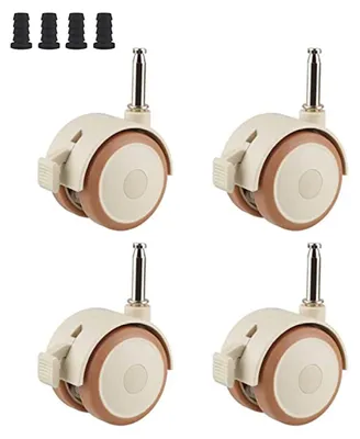 Obrázok produktu pre Solidchoice - 4 otočné kolieska s brzdou na nábytok