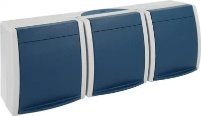 Produktbild von BUSCH JAEGER 2300/3 EBW-53 - CEE 7/3 - 2P+E - Blau - Weiß - IP44 - 250 V - 16 A