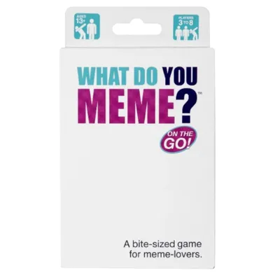 Produktbild von What Do You Meme? - Partyspiel für Erwachsene - Reiseausgabe / Taschenausgabe - Englisch