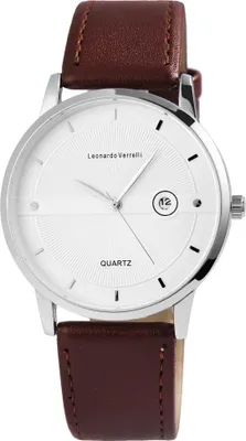Produktbild von Leonardo Verrelli Herrenuhr mit Band aus Kunstleder