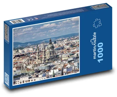 Obrázek produktu pro Puzzle 1000 Panorama Budapešti s Bazilikou - martinpuzzle