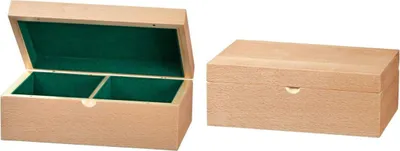 Produktbild von Schachfigurenbox Buche, Magnetverschluss, 225x142x83 mm