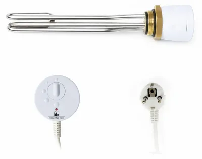 Imagen del producto de Element calefactor de 2 kW, con conexión de 6/4", para tanque de acero inoxidable, con termostato