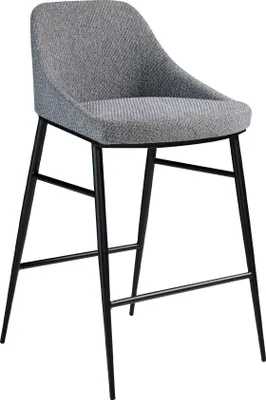 Produktbild von Angel Cerdá Hocker aus grauem Stoff 4103