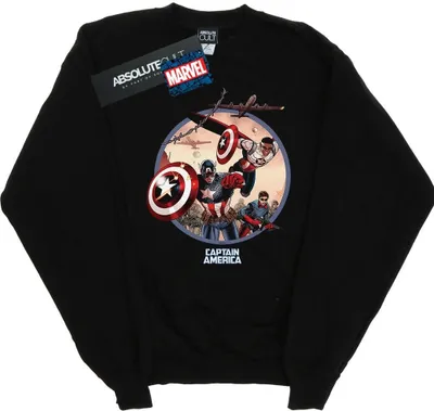 Produktbild von Marvel - "In Battle" Sweatshirt für Herren BI41770 (5XL) (Schwarz)