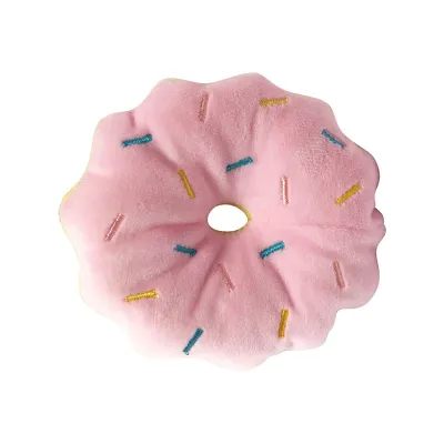 Produktbild von Plüsch Hundespielzeug Donut mit Quietschfunktion – robust & süß für Hunde