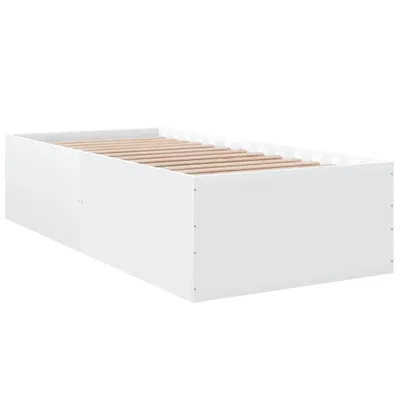Produktbild von Bettgestell Weiß 75x190 cm Holzwerkstoff