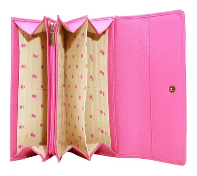 Produktbild von Esquire Leder Geldbörse Peru Ladies Purse Pink purpur