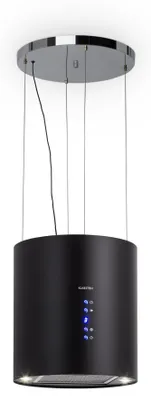 Obrázok produktu pre Klarstein digestor, voľne zavesený ostrovný digestor, prietok vzduchu 583 m³/h, digestor s odsávaním/recirkuláciou vzduchu na montáž na strop, moderný ostrovný digestor, 3 stupne, filter s aktívnym uhlím, ostrovný digestor na strop