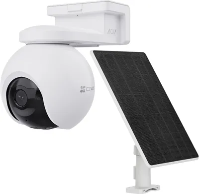 Immagine prodotto di Kit telecamera IP EZVIZ EB8 Pro 4K 4G/ PTZ/ 4G LTE/ 8Mpix/ Protezione IP65/ Obiettivo da 2,8 mm/ H.265/ IR fino a 15 m + pannello solare da 8 W