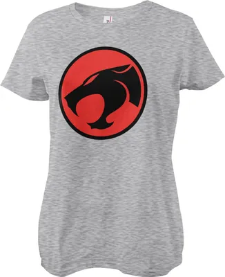 Produktbild von Thundercats Logo Girly Tee - Small - HeatherGrey