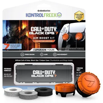 Immagine prodotto di Confezione da 2 levette Call of Duty BO7 Performance - STEELSERIES - KontrolFreek - Edizione da collezione - Controller PS5/PS4 - Arancione