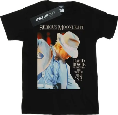 Produktbild von David Bowie - "Serious Moonlight" T-Shirt für Herren BI20942 (S) (Schwarz)