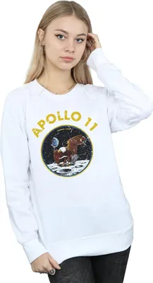 Immagine prodotto di NASA - Felpa "Classic Apollo 11" da donna BI2199 (XXL) (Bianco)