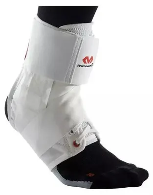 Image de Mcdavid Chevillère à lacets avec bande strap blanc