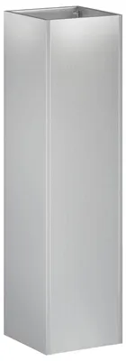 Produktbild von vidaXL Garten-Pflanzgefäß Silber 20 x 20 x 75 cm Verzinkter Stahl