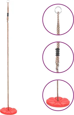 Produktbild von dkd-home-decor Tellerschaukel Rot 200 cm