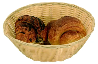 Produktbild von Runder geflochtener Brotkorb - Set mit 3 Stück