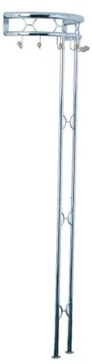 Obrázek produktu pro Nástěnný věšák Haku, chrom - Rozměry: 51 cm x 28 cm x 180 cm; 89272