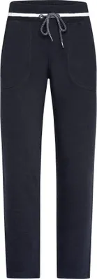 Produktbild von Ladies' Jog-Pants Sweat-Hose im modischen Design navy/white, Gr. S