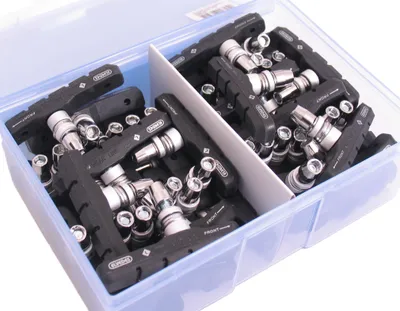 Produktbild von Elvedes Bremsbeläge V-Brake 72 x 13 mm 25 Stück Schwarz