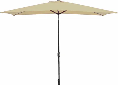 Zdjęcie produktu dla Marbueno parasol stalowy 8 rozpórek 200x300 cm poliester brązowy ogród 10492
