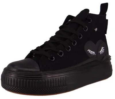 Produktbild von British Knights Damen High Sneaker Kaya Flow Mid High Top B52-3727 Schwarz